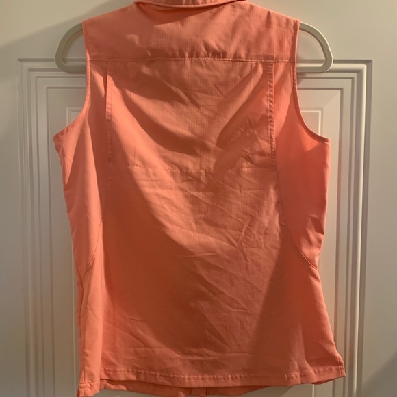 Columbia Omni Shade Sleeveless Shirt Coral Size S - Picture 6 of 6